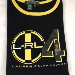 Ralph Lauren Tee Black & Yellow Large